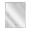 Head West Brassy Gold Spectrum Metal Rectangular Bathroom Vanity Mirror - 30" x 24"